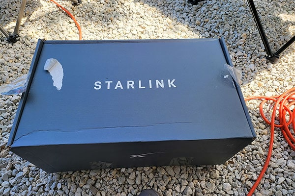 Starlink internet box